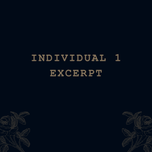 Individual 1 (excerpt)
