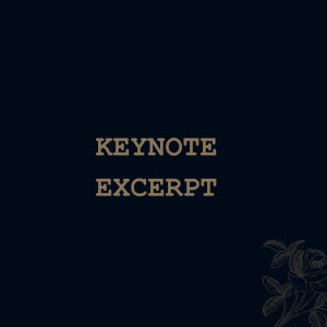 Keynote (excerpt)