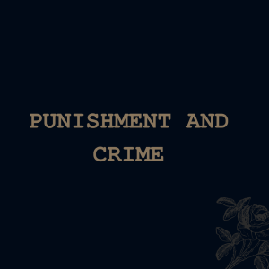 Punishment And Crime