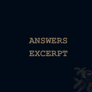 Answers (excerpt)