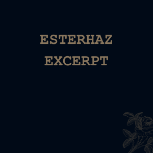 Esterhaz (excerpt)