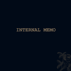 Internal Memo