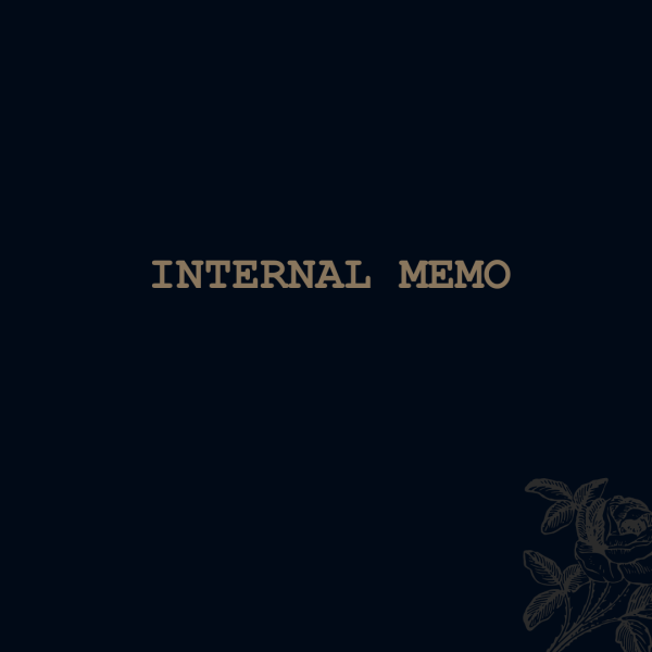 Internal Memo