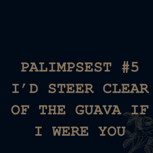 Palimpsest # 5 - I’d Steer Clear Of The Guava If I Were You